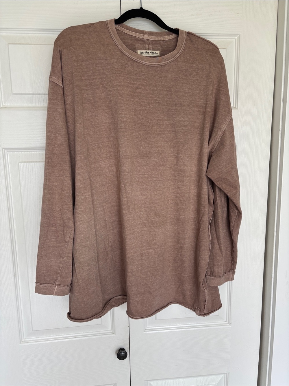We The Free dusty rose long sleeve tee
